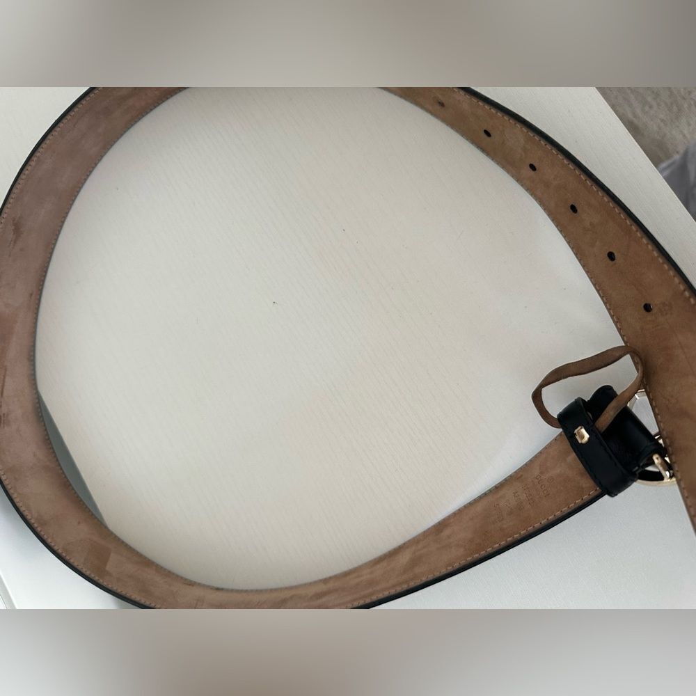 Black Gucci GG Interlocking Belt - Picture 5 of 9